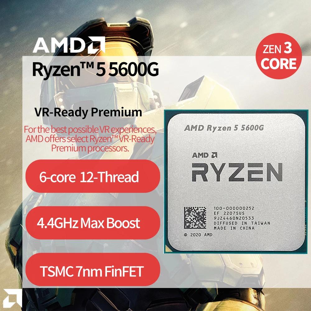 AMD Ryzen 5 5600G R5 5600G 3.9GHz, 6 ھ 12 , 65..